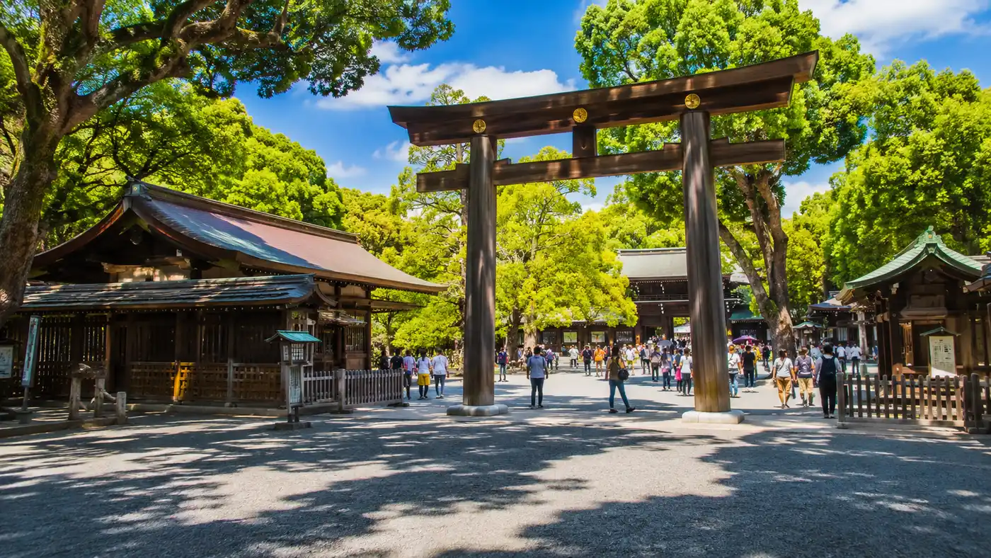 Meiji Shrine Inner Garden & Iconic Sights